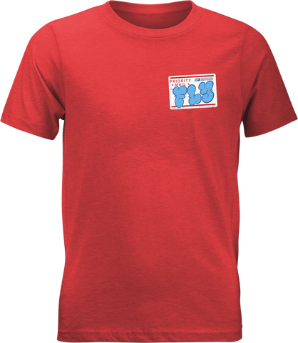 Fly Racing Youth Graffiti Tee in Red (Part Number 354-0415YS)