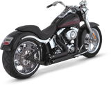 Vance & Hines 86-09 Harley-Davidson Softail Shortshots Staggered Exhaust 47222