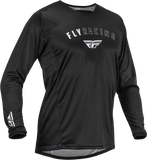 Fly Racing Patrol Jersey Black/White Small - Off-Road Riding Gear for Maximum Comfort and Visibility