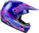 Fly Racing Youth Kinetic Surge Helmet Pink/Purple/Teal – DOT & ECE22.06 Approved Off-Road Helmet