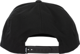 Fly Racing Fly Half Wing Hat Black - Adjustable Snapback with Curved Bill