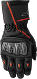 RST S1 Black/Red Leather Motorcycle Gloves, 2XL – Part Number 103650RED-12