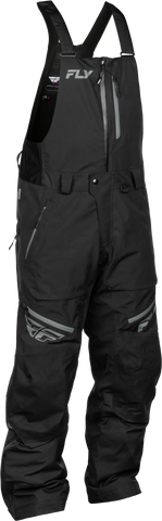 Fly Racing Incline Bib Black and Grey XL Tall - Durable Motocross Gear