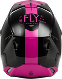 FLY RACING XL Kinetic Lite Rival Helmet Gloss Black/Pink 73-3477X