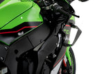 Puig Downforce Race Side Spoilers Black for Kawasaki Ninja ZX-10R and ZX-10RR, Part Number 20543N