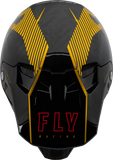 Fly Racing Formula Carbon Tracer Helmet Gold/Black XS – Lightweight, Impact-Resistant Motorcycle Helmet