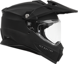 Fly Racing Trekker Solid Helmet Matte Black 2X, Part Number F73-70362X