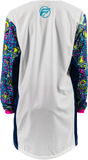 FLY RACING Youth Kinetic Mesh Mutant Jersey, Yellow, 380-334YL