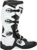 Fly Racing F5 Racing Boots White Size 9 - Durable Motocross Footwear