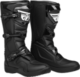 Fly Racing Maverik LT Boot Black Size 14 – Durable Motorcycle Footwear with CE Approval