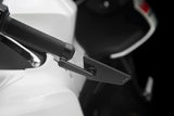 Rizoma BS295B Cut Edge Universal Right Bar-End Mirror, Black