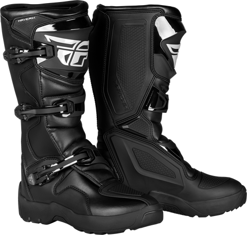 Fly Racing Maverik Lt Enduro Boot Black Size 11 - Durable Off-Road Motorcycle Footwear