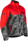 Fly Racing SNX Pro Jacket Red/Black 4X – Adult Snowmobile & Ski Jacket with Waterproof Technology