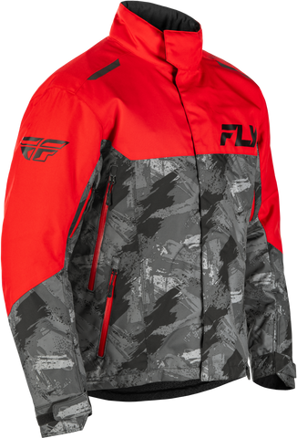 Fly Racing Snx Pro Jacket for Adults – Red/Black, Medium
