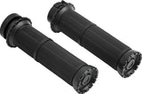 Kuryakyn 1 in. Riot Grips Dual Cable Satin Black 3582