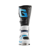 Gaerne SG-12 Motocross Boots Black/White/Carolina Blue Size 10, Part 2174-103-44.5