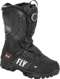 Fly Racing Marker Boa Boot Black Size 11 - Durable Motorcycle Footwear