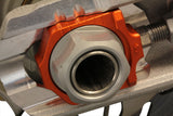WORKS 17-263 Axle Blocks Elite KTM/Hus Orange
