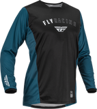 Fly Racing Patrol Jersey Slate Blue and Black Medium