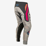 Fly Racing Youth Lite Vice Pants in Light Grey, Pink, and Coral – Size 26