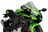 Puig Downforce Race Side Spoilers Black for Kawasaki Ninja ZX-10R and ZX-10RR, Part Number 20543N