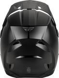 Fly Racing Kinetic Solid Matte Black Motorcycle Helmet, Small, Part A0029740SM