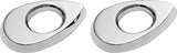 Kuryakyn 17.78 in Front Turn Signal Mounts Chrome Model 2844