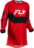 FLY RACING YXL Kinetic Mesh Jersey Red/Black/White 380-332YXL