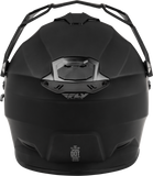Fly Racing Trekker CW Solid Helmet with Electric Shield in Matte Black XL - Part 73-31366X