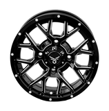QuadBoss 15 in QBS Barbwire Wheels 608581