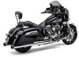 Cobra Detachable Short Chrome Backrest for Indian Chieftain, Part Number 502-2200