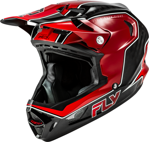 Fly Racing Werx R Flow Carbon Helmet Black Carbon/Red Large
