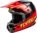 FLY Racing Youth Kinetic Surge Helmet Black/Red/Yellow YM – Off-Road Motorcycle Safety Gear