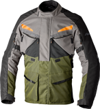 RST Maverick Evo CE Textile Motorcycle Jacket Khaki/Grey/Orange 2XL, Part Number 103198KHA-48