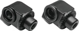 Kuryakyn BMW Rear Splined Peg Adapters, Black, Model 3899