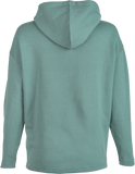 Fly Racing Women’s Weekender Hoodie Sage/Black XL – Lightweight Fleece Pullover with Logo