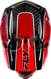 Fly Racing Werx R Flow Carbon Helmet Black Carbon/Red Small