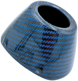 FMF Carbon Cap 4.1 New Style Blue Carbon End Cap, Part Number 040694