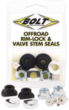 BOLT 2007-RVS Rim Lock and Valve Stem Seal Kit