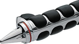 Kuryakyn 6249 Chrome ISO Grips with Throttle Boss