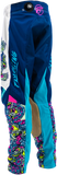 Fly Racing Kinetic Mutant Mesh Youth Pants White/Blue/Multi, Size 24 – Part Number 380-34424