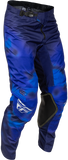 Fly Racing Kinetic Blur Pants Blue/Navy Size 42, Part Number 380-43142