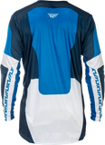 Fly Racing Lite Jersey Blue/White 2X - Lightweight Motorcycle Jersey for Enhanced Comfort and Performance