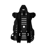 CYCRA Full Armor Skid Plate Black, Part Number 1CYC-6253-12, for 2024-2026 Kawasaki KX450F/KX450X and Yamaha WR450F