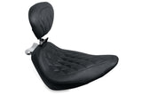 Mustang Motorcycle 14-Inch Wide Tripper Solo Seat with Driver Backrest, Model 79821