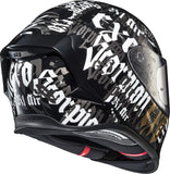 Exo R1 Air Full Face Helmet Blackletter Black Md