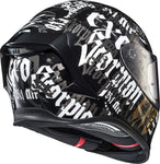 Exo R1 Air Full Face Helmet Blackletter Black Lg