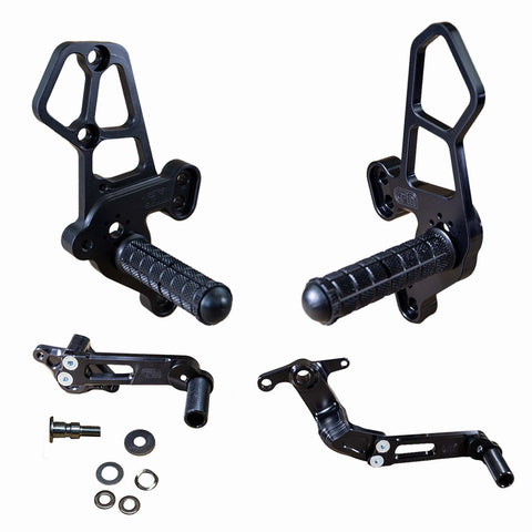 05-0429B Yamaha XSR900 2022-23 Rearset Kit, Complete W/Pedals