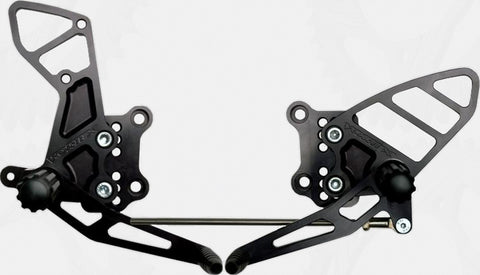 Rear Set Complete Blk Suz