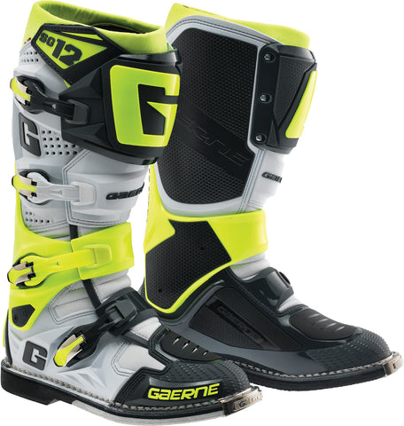 Sg 12 Boots White/Black/Neon Sz 13